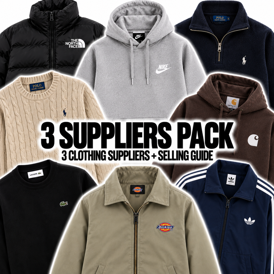 3 Premium Suppliers Pack